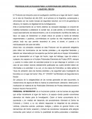 PROTOCOLO DE ACTUACION PARA LA INVESTIGACION CIENTIFICA EN EL LUGAR DEL HECHO