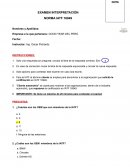EXAMEN INTERPRETACIÓN NORMA IATF 16949