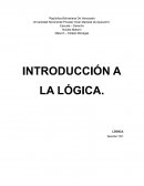 INTRODUCCIÓN A LA LÓGICA