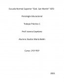 Psicología Educacional Trabajo Práctico 1