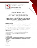 MEMORIA ARQUITECTONICA DESCRIPTICA PROYECTO: CASA HABITACION DE 2 PLANTAS