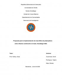 Propuesta para la implementación de macrofibra de polipropileno cómo refuerzo constructivo en losas. Página 1