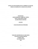 ARTICULO DE AGUAS RESIDUALES DE LA EMPRESA LACTEOS DEL CESAR S.A (KLARENS), EN LA CIUDAD DE VALLEDUPAR