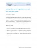 Actividad: Orientar una programación en un aula de El 5 altamente diversa