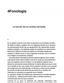 Fonología La función de los sonidos del habla