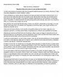 Reseña critica de la obra la casa de Bernarda Alba