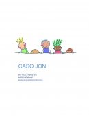 Caso Jon - Dificultades de aprendizaje