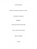 Administración de Operaciones Evidencia 1