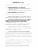 EXTINCION DEL CONTRATO DE TRABAJO