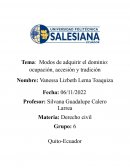 MODOS DE ADQUIRIR EL DOMINIO: OCUPACIÓN, ACCESIÓN Y TRADICIÓN