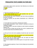 PREGUNTES TESTS SOBRE FACTORS SEO
