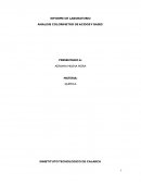 INFORME DE LABORATORIO ANALISIS COLORIMETRO DE ACIDOS Y BASES