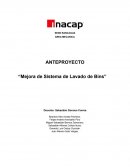 Mejora de sistema de lavado de Bins