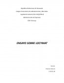 ENSAYO SOBRE LOCYMAT