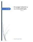 El juego infantil y su metdología