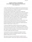 Agenda nacional y legitimidad. En el umbral del constituyente de 1916-1917
