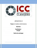 Auditoria Administrativa IMPUESTOS IV