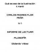 La ilustracciòn segun Kant