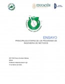 Principales etapas de un programa de ingenieria de métodos