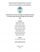 Sedentarismo como factor de riesgo en la hipertensión arterial en el adulto maduro del Centro Poblado las Flores Tumbes 2022