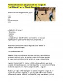 Planteamiento de adaptación del juego de “La Billarda” en el Día de Canarias