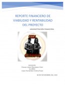 Reporte financiero “GYM OLYMPUS”
