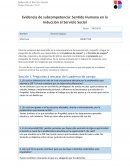 Evidencia de subcompetencia: Sentido Humano en la Inducción al Servicio Social