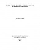 ENTRE LA PLANEACIÓN ESTRATÉGICA Y PLANEACIÓN FINANCIERA DE LAS EMPRESAS: PUNTOS DE ENCUENTRO