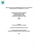 TRABAJO APLICATIVO DE HERRAMIENTAS DE ANÁLISIS Y DIAGNÓSTICO ORGANIZACIONAL EN LA EMPRESA Viva 1 A IPS S A