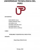 PROBLEMAS Y DESAFÍOS EN EL PERÚ ACTUAL