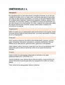 Cosméticos Bellos, S. A Planeación