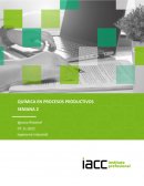 QUÍMICA EN PROCESOS PRODUCTIVOS