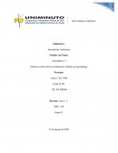Actividad N. 9 Informe escrito sobre los ambientes virtuales de aprendizaje