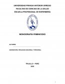 Monografía feminicidio