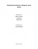 Rendimientos históricos y Riesgo de varios activos