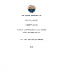 DERECHO LABORAL CASOS PRACTICOS. Página 1