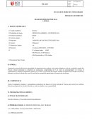 SÍLABO DE DERECHO PROCESAL LABORAL