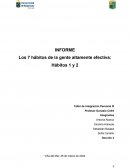 Los 7 hábitos de la gente altamente efectiva: Hábitos 1 y 2