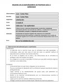 REGISTRO DE ACOMPAÑAMIENTO DE PROFESOR GUÍA O SUPERVISOR