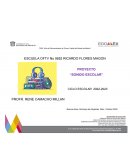 PROYECTO “SONIDO ESCOLAR”