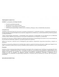 TRATAMIENTO DIDÁCTICO. Página 1