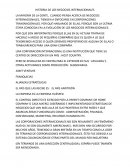 Historia de los negocios internacionales