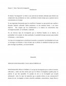 TIPOS DE INVESTIGACIÓN Y SUS CARACTERÍSTICAS