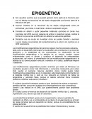 EPIGENÉTICA
