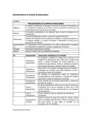 PROCEDIMIENTO DE COMPRA DE MERCADERIA