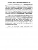 VALORACIÓN CRÍTICA DE SEÑORA DE ROJO SOBRE FONDO GRIS