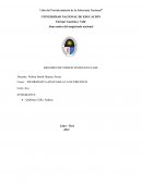 INFORMÁTICA APLICADA A LA NUTRICIÓN II