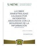 La ciber siniestralidad causada por incidentes asociados con la seguridad de la información