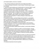 Actividades sobre la película “La misión”