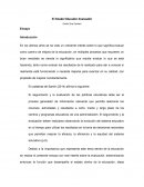 El Estado Educador-Evaluador